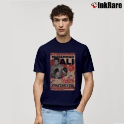 Men’s muhammad ali vintage for Retro Boxing and Sports Fans Classic T-Shirt in navy | Soft, Breathable Everyday Wear