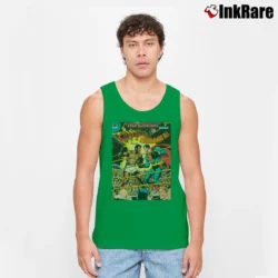 Men’s Muhammad Ali vs Superman Classic Boxing Tank Top in irish green | Breathable, Active-Friendly Design