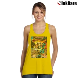 Women’s Muhammad Ali vs Superman Classic Boxing Tank Top in yellow | Lightweight, Movement-Friendly