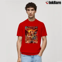 Men’s Muhammad Ali x Superman Retro 80s Tribute Classic T-Shirt in red | Soft, Breathable Everyday Wear