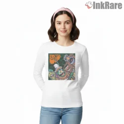 Muppet Show Funk Soul Band Vintage Concert Shirt on white long sleeve shirt for women graphic tee
