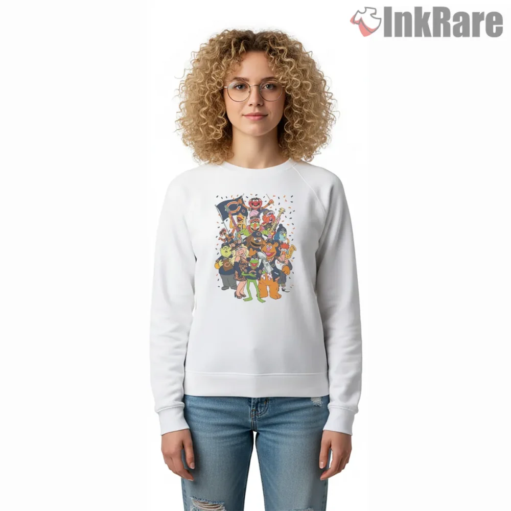 Muppets Chicago Bears Fans Football Team Cartoon Shirt on graphic shirt for women graphic tee