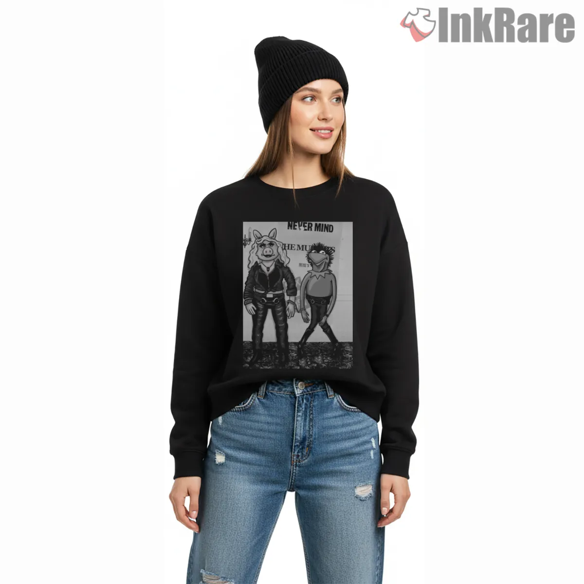 Muppets Nevermind Grunge Parody Black And White Duo Shirt Muppets Nevermind Grunge Parody Black And White Duo Shirt on graphic shirt for women graphic tee