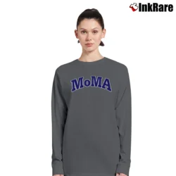 Women’s Museum of Modern Art MoMA Long-Sleeve Top in charcoal | Sleek, Versatile, All-Season