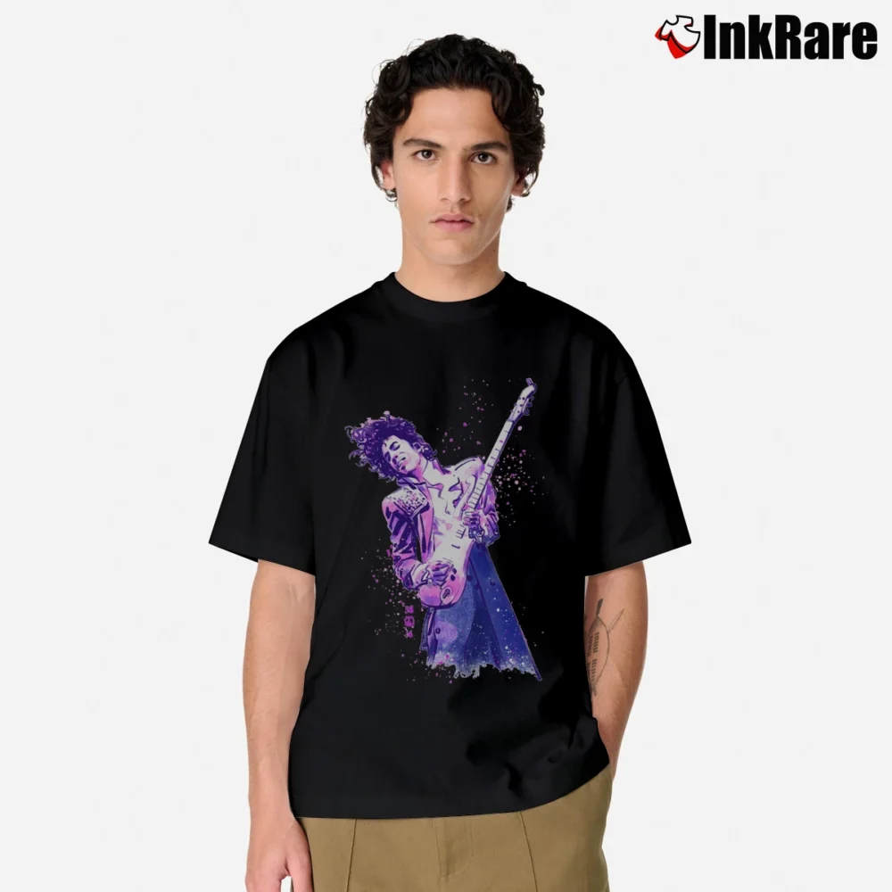 Men’s Music Prince Tribute Classic T-Shirt in black | Soft, Breathable Everyday Wear
