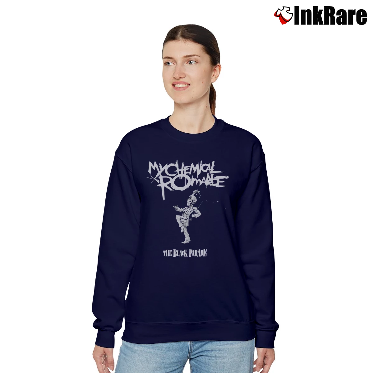 My Chemical Romance The Black Parade Women’s Relaxed Sweatshirt in navy – Cozy Casual Women’s My Chemical Romance The Black Parade Relaxed Sweatshirt in navy | Soft, Laid-Back Vibe