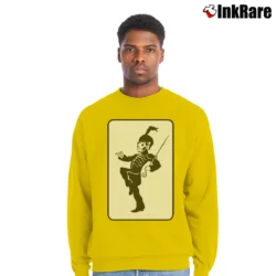 Men’s My Chemical Romance The Black Parade Crewneck Sweatshirt in yellow | Cozy Fabric, Clean Style