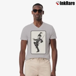 Men’s My Chemical Romance The Black Parade V-Neck Tee in sport grey | Sharp, Breathable, Everyday Staple