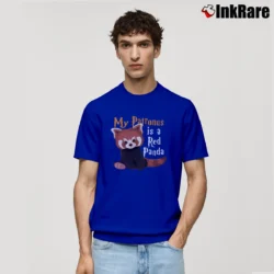 Men’s My Patronus Is Red Panda Magic Classic T-Shirt in royal blue | Soft, Breathable Everyday Wear