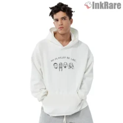 White hoodie that feels cozy and looks clean