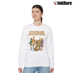 Women’s Mysteries And Monsters Scooby Doo Dungeons And Dragons Relaxed Sweatshirt in white | Soft, Laid-Back Vibe