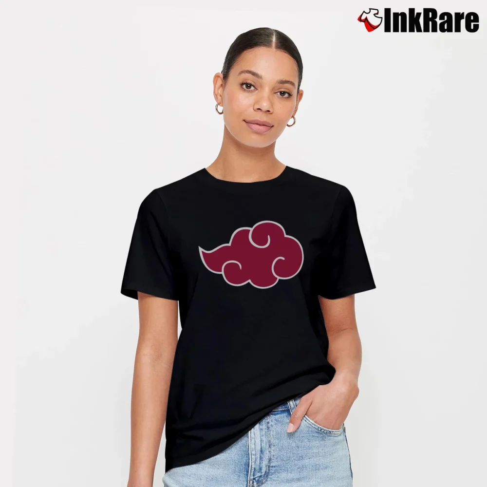 Women’s Naruto Shippuden Akatsuki Cloud Signature T-Shirt in black | Soft, Flattering Fit