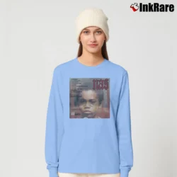 Women’s nas illmatic music album classic hip hop Long-Sleeve Top in light blue | Sleek, Versatile, All-Season