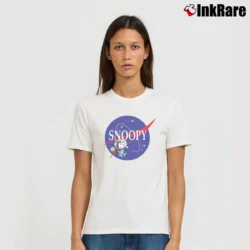 Women’s Nasa Snoopy T-Shirt in white | Soft, Flattering Fit