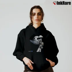 Women’s Nasa Spacex Dragon Capsule Iss Graphic Cozy Hoodie in black | Warm, Structured, Stylish