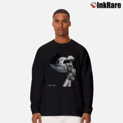Men’s Nasa Spacex Dragon Capsule Iss Graphic Long-Sleeve Shirt in black | Sleek, Lightweight, Year-Round Wear