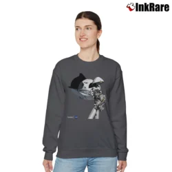 Women’s Nasa Spacex Dragon Capsule Iss Graphic Relaxed Sweatshirt in charcoal | Soft, Laid-Back Vibe