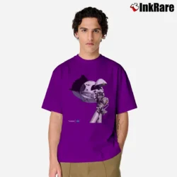 Men’s Nasa Spacex Dragon Capsule Iss Graphic Classic T-Shirt in purple | Soft, Breathable Everyday Wear
