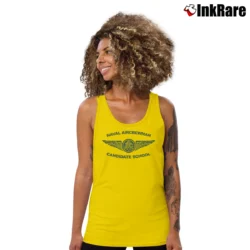 Women’s Naval Aircrewman Candidate School Tank Top in yellow | Lightweight, Movement-Friendly