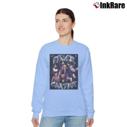 Women’s nba legend vince carter for Basketball Fans Relaxed Sweatshirt in light blue | Soft, Laid-Back Vibe