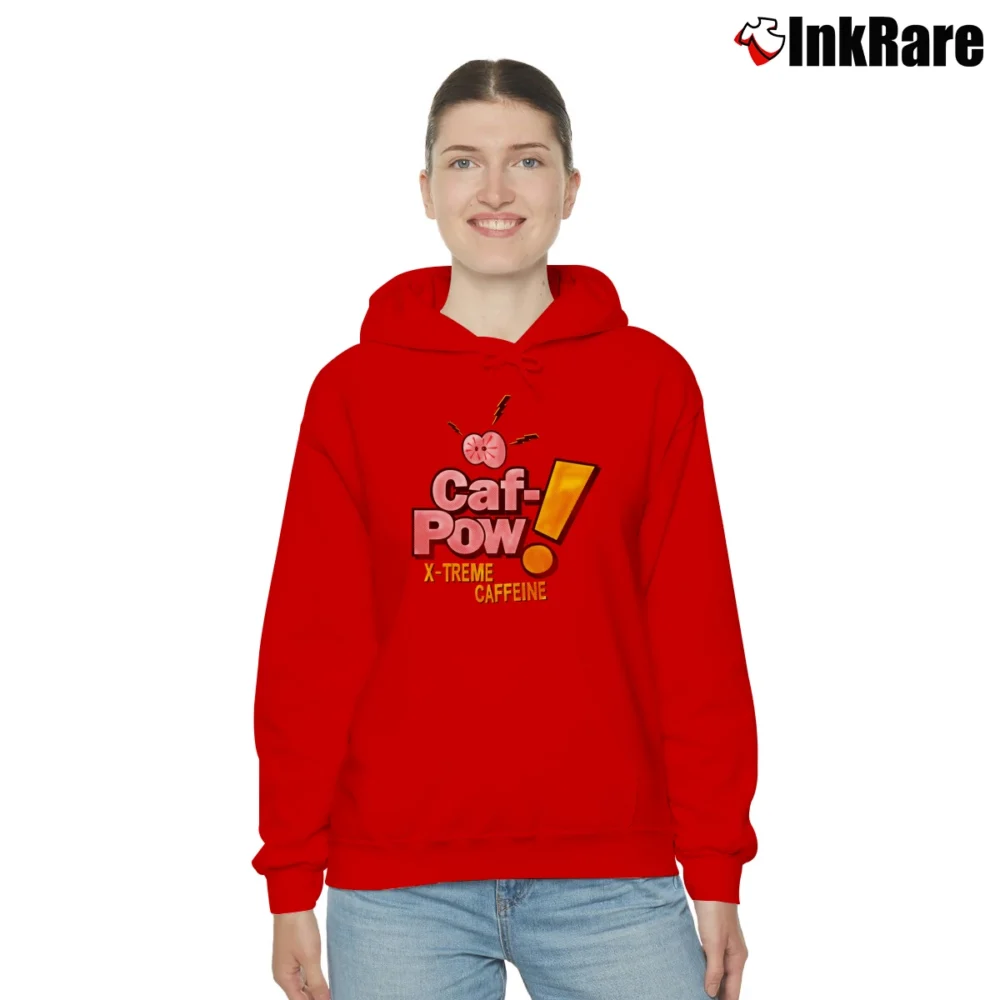 Women’s Ncis Caf - pow Xtreme Caffeine Cozy Hoodie in red | Warm, Structured, Stylish