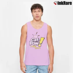 Men’s Ncis Caf - pow Xtreme Caffeine Tank Top in light pink | Breathable, Active-Friendly Design