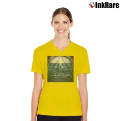 Women’s Neal Casal Sweeten The Distance V-Neck Tee in yellow | Chic Neckline, Soft Texture