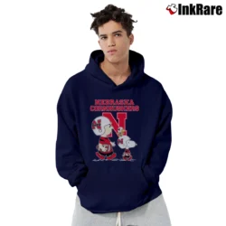 Men’s Nebraska Cornhuskers Peanuts Movie Pullover Hoodie in navy | Cozy, Durable, Modern Fit