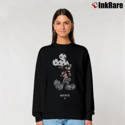 Women’s Neff Disney Mickey Mouse Relaxed Sweatshirt in black | Soft, Laid-Back Vibe