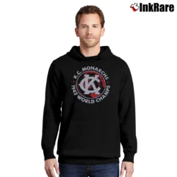 Men’s Negro League Kc Monarchs Champs Pullover Hoodie in black | Cozy, Durable, Modern Fit