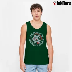 Men’s Negro League Kc Monarchs Champs Tank Top in forest green | Breathable, Active-Friendly Design