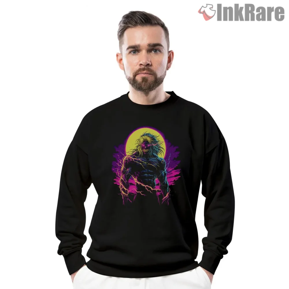 Neon Rage Eren Attack Titan Power Surge Shirt on graphic shirt for men graphic tee