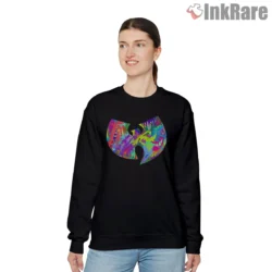 Neon Splash Wu Tang Logo Shirt on graphic shirt for women graphic tee