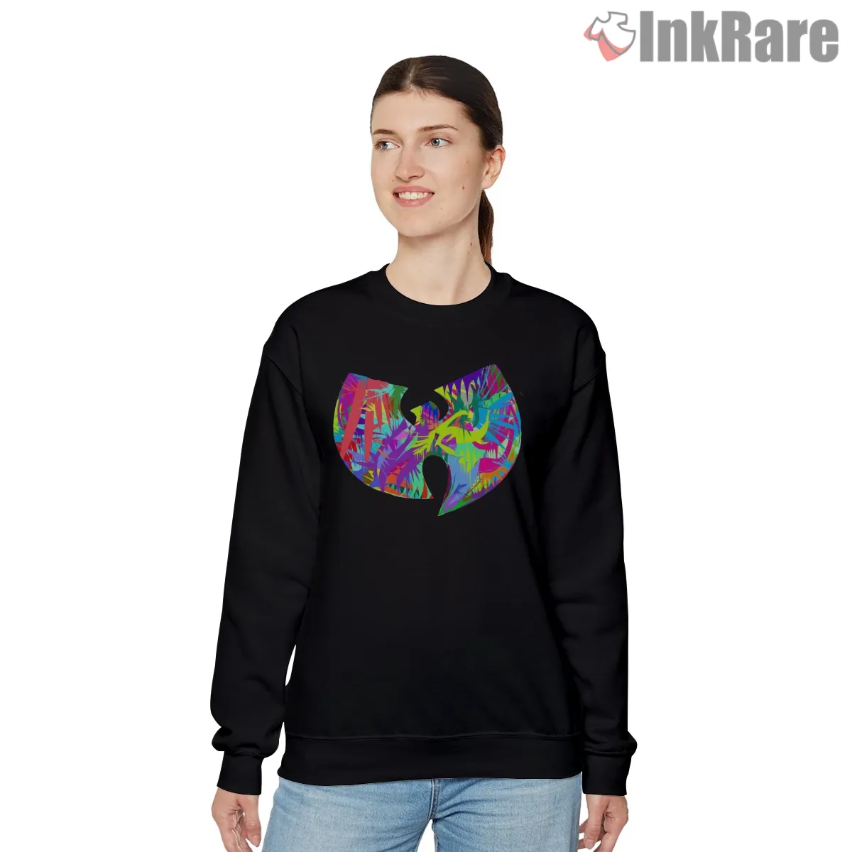 Neon Splash Wu Tang Logo Shirt Neon Splash Wu Tang Logo Shirt on graphic shirt for women graphic tee