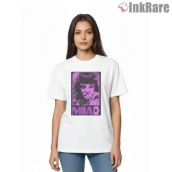 Neon Tarot Mia Wallace Portrait Shirt on white short sleeve shirt for women graphic tee