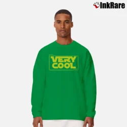 Men’s Nerd Crew Star Wars Style Cool Graphic Long-Sleeve Shirt in irish green | Sleek, Lightweight, Year-Round Wear