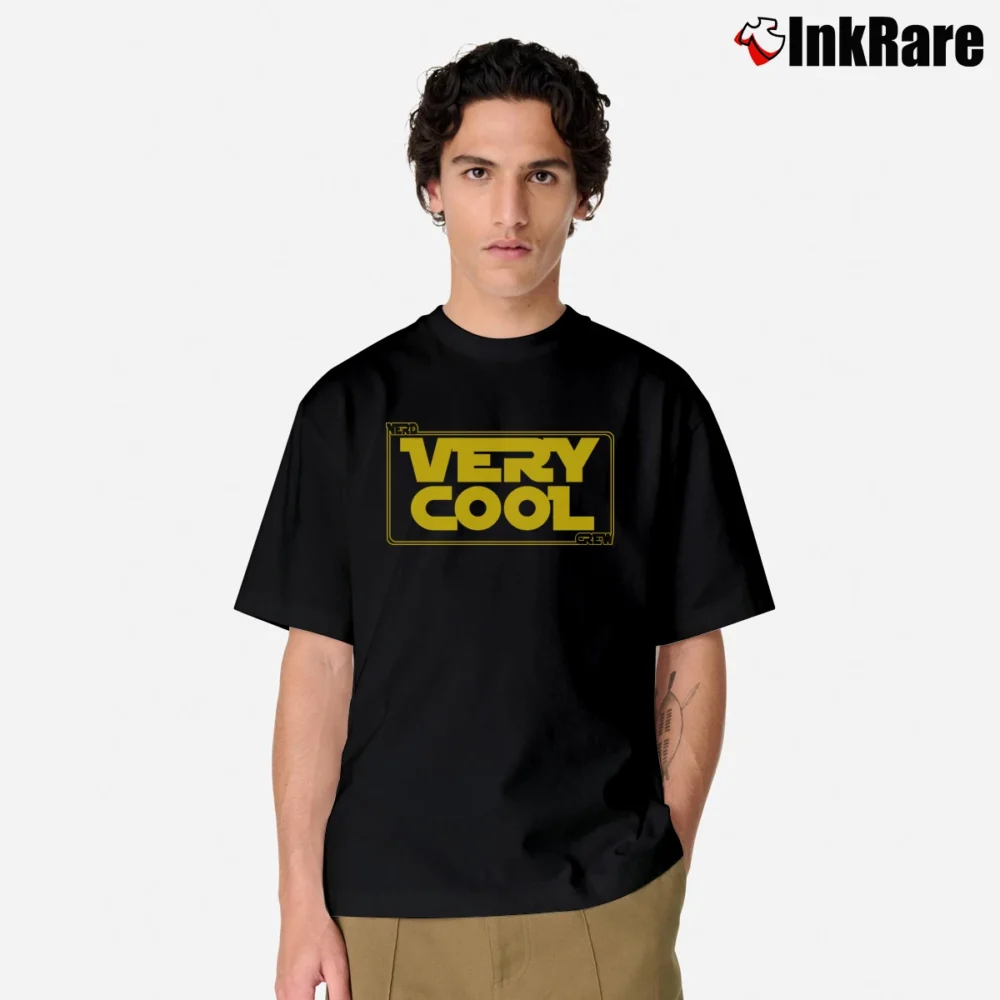 Men’s Nerd Crew Star Wars Style Cool Graphic Classic T-Shirt in black | Soft, Breathable Everyday Wear