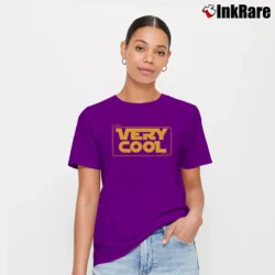 Women’s Nerd Crew Star Wars Style Cool Graphic Signature T-Shirt in purple | Soft, Flattering Fit