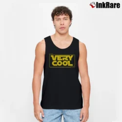 Men’s Nerd Crew Star Wars Style Cool Graphic Tank Top in black | Breathable, Active-Friendly Design