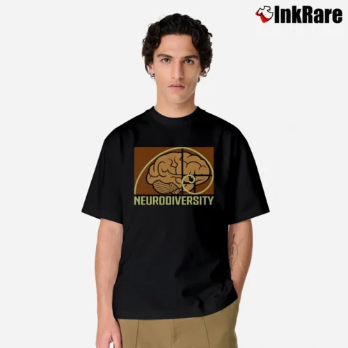 neurodiversity Men’s Classic Tee in black – Premium Comfort Men’s neurodiversity Classic T-Shirt in black | Soft, Breathable Everyday Wear