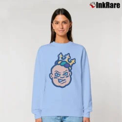 Women’s New Orleans Baby Cakes Club Logo Relaxed Sweatshirt in light blue | Soft, Laid-Back Vibe
