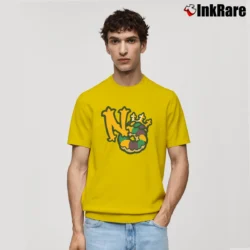 Men’s New Orleans Baby Cakes Logo Tech Classic T-Shirt in yellow | Soft, Breathable Everyday Wear