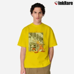 Men’s New Orleans Disney Magic Kingdom Mickey Goofy Disney Classic T-Shirt in yellow | Soft, Breathable Everyday Wear