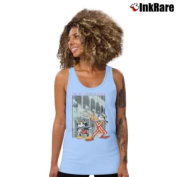 Women’s New Orleans Disney Magic Kingdom Mickey Goofy Disney Tank Top in light blue | Lightweight, Movement-Friendly