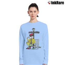 Women’s New Orleans Jazz Cat Bourbon St Long-Sleeve Top in light blue | Sleek, Versatile, All-Season