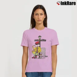 Women’s New Orleans Jazz Cat Bourbon St Signature T-Shirt in light pink | Soft, Flattering Fit