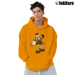 Men’s New Orleans Saints Football Team Mickey Mouse Disney Pullover Hoodie in orange | Cozy, Durable, Modern Fit