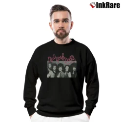 Men’s new york dolls vintage glam punk rock band Crewneck Sweatshirt in black | Cozy Fabric, Clean Style