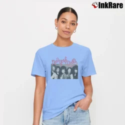 Women’s new york dolls vintage glam punk rock band Signature T-Shirt in light blue | Soft, Flattering Fit