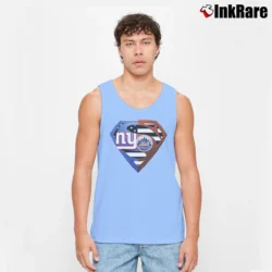 Men’s New York Giants And New York Mets Superman MLB Fan Tank Top in light blue | Breathable, Active-Friendly Design